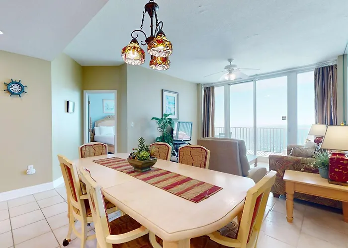 16th-floor Gulf-front W Balcony Great View Ac & Shared Hot Tubs & Pools Gulf Shores